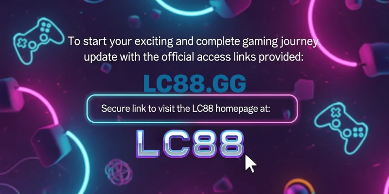 Cập nhật link nhà cái chuẩn và an toàn để vào trang chủ LC88.COM